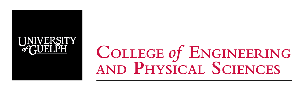 Logo of the University of Guelph College of Engineering & Physical Sciences, a sponsor of CUPC 2022